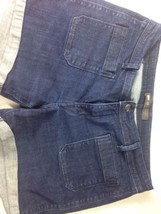 Levi Strauss &amp; Co. Women&#39;s Short Cotton Front packets Dark Blue 12  - £7.72 GBP