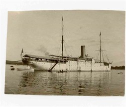 French Tourist Steamer S S Isle De France Photo 1903 Visiting Oslo Norway  - £22.21 GBP