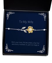 Wife Gifts for Wife, with Your Love, Life Becomes a Fun-fair and Every, ... - £39.12 GBP