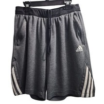 Adidas Men&#39;s Athletic Performance Shorts with Classic 3-Stripes Design Medium - £12.17 GBP