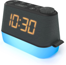 I-Box Alarm Clocks for Bedrooms, Alarm Clock Radio, FM Radio, White Nois... - £17.61 GBP