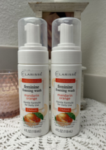 (2) Clarisse Feminine Foaming Wash, Mandarin Orange Creamy Coconut 4 fl. oz - $9.49