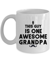 This Guy is One Awesome Grandpa Coffee Mug Funny Vintage Cup Xmas Gift For Dad - £12.48 GBP+