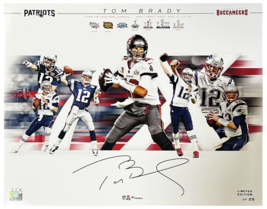 Tom Brady Unsigned &quot;7x Champ&quot; Commemorative 16&quot; x 20&quot; Photograph LE 25 - $49.95