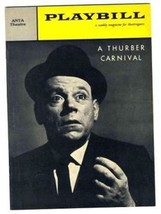 The Thurber Carnival Playbill Tom Ewell Peggy Cass Paul Ford Alice Ghost... - £11.75 GBP