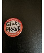 THINKGEEK GEEK &amp; PROUD #GeekPrideDay BUTTON Exclusive Think Geek 1&quot; PIN NEW - $2.99