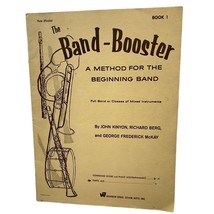 The Band Booster Book 1 John Kinyon A Method For The Beginning Band 1960 - £9.17 GBP