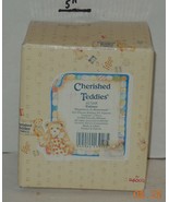 Cherished Teddies PATIENCE &quot;HAPPINESS IS HOMEMADE&quot; 1994 #617105 By Enesco - $25.22