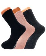 AWS/American Made Women&#39;s Insulated Thermal Socks Lambs Wool Seamless To... - $8.42