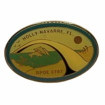 Holly Navarre Florida Elks 2787 BPOE Benevolent Protective Order Enamel ... - $7.95