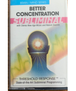 Better Concentration Subliminal Cassette Tape-Rare Vintage-SHIPS N 24 HOURS - $6,430.27 MXN