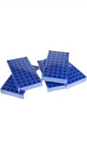 (5 Packs) Vial Rack, Single Blue Holds 50 Standard 12 Mm 2 Ml Vials, Sta... - $22.49