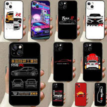 Luxury Sports Car JDM Type R Civic Phone Cases For iPhone 15 14 13 Pro Max Mini  - £9.73 GBP