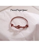Handmade Copper Wire Knot Ring Multiple Sizes - £3.93 GBP
