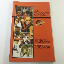 VTG NHL Official Yearbook 1983-1984 - Vancouver Canucks / Tony Tanti - $14.20