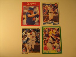 (Lot of 4) 1989-90 MARK GRACE Donruss Fleer Score Upper Deck 577 128 150 32 [b6] - £3.76 GBP