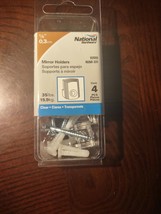 National Hardware N260-331 V2555 Mirror Holders - 4 pcs, New - £4.69 GBP