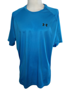 Under Armour Blue Print Short Sleeve Athletic T Shirt Size 2XL - €15,37 EUR