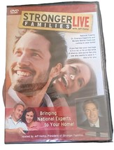 Stronger Families Live - Jeff Kemp Emerson Eggerichs Michele Weiner Davis SEALED - $19.75