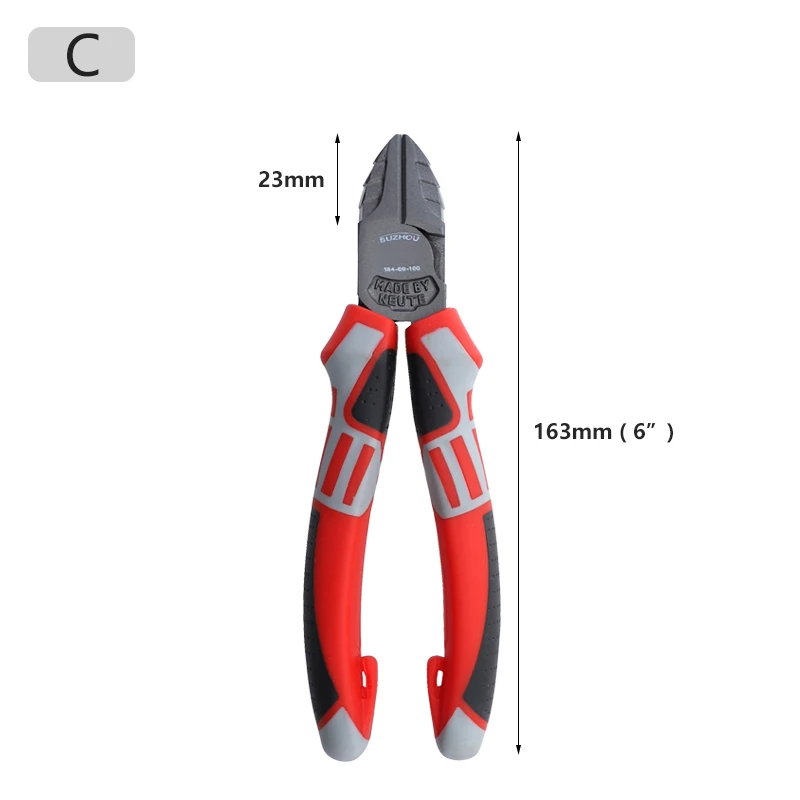 6&#39;&#39;/7&#39;&#39;/8 Wire CutterAlloy Steel Side CutterHeavy Duty Stripping Pliers Multifun - £214.05 GBP