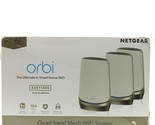 NETGEAR Orbi WiFi 6E AXE11000 Quad Band Mesh WiFi System Brand New, Read... - $856.23