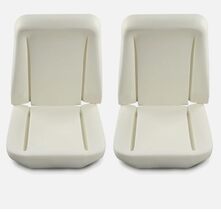 Pair Fit For 1966-1972 GM Front Bucket Seat Foam Bun Cushion Upper &amp; Lower - $146.23 CAD