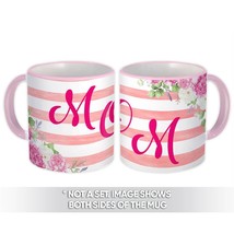 Mom : Gift Mug Stripes Flowers Floral Cute Decor Mother Mothers Day - £12.50 GBP