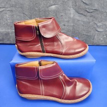 Women Flat Ankle Boots Round Toe Casual Boots side zip size 9 - $19.99