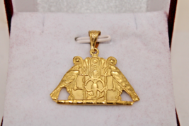 Egyptian Handmade Pendant Gold 18K The Holy Pharaonic Power Pendant 4.5 Gr - $497.36