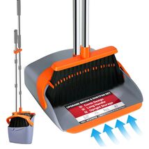 Compact Broom &amp; Dustpan Set with 52-Inch Handle Perfect for Pet Hair Cle... - $44.50