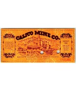 Calico Mine Company Adult Admission Ticket Knotts Berry Farm 50c Adult 1... - £7.00 GBP