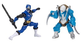 Power Rangers Good Vs Evil Ninja Steel Blue Ranger &amp; Ripperrat Action Figures - £21.92 GBP