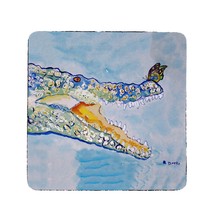 Betsy Drake Croc &amp; Butterfly Coaster Set of 4 - £27.29 GBP
