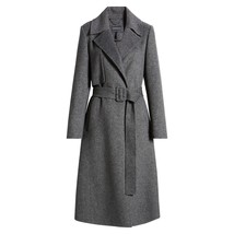 BCBGMAXAZRIA Women&#39;s Wool Trench Coat - $251.90