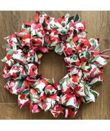 Colorful and Beautiful Red, Green and White Contemporary Floral Christma... - £44.66 GBP