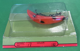 Model R7 Orange Fishing Lure - Flat Fish - £7.46 GBP