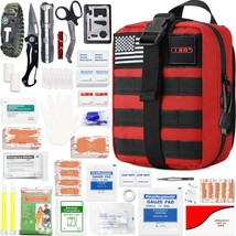 I Go Survival First Aid Kit, 251 Pieces Compact Tactical Trauma First Aid Bag, - £31.10 GBP