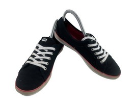 Keds Coursa Womens Shoes Black 7.5 M Canvas Lace Up Low Top Tennis Sneakers - $19.62