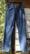 Vtg Levi&#39;s Jeans Men&#39;s Size 34x32 (measure 31&quot;) Red Tab Denim Jeans Blue 5 Pkts - £13.07 GBP