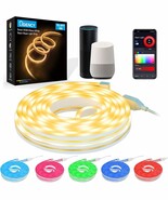 Smart Neon Rope Lights: 16.4 Ft Rgbw Color Changing Flexible Strip Light... - $596.94 MXN