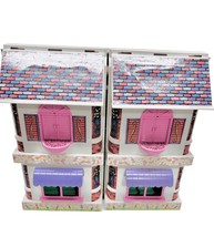 Vintage Toys-R-Us My Sweet Home Fold Away Inn Doll House Rare with acces... - $49.50