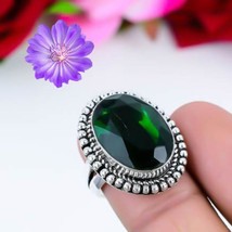 Chrome Diopside Gemstone 925 Silver Ring Handmade Jewelry Ring Gift For Women - £5.84 GBP