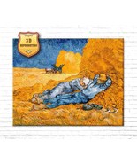 Artist Vincent van Gogh Noon Rest from Work Gallery Paint Art Prints Van... - £94.36 GBP+