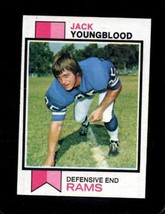 1973 Topps #343 Jack Youngblood Exmt (Rc) La Rams Hof *X57160 - £30.68 GBP