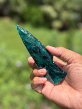 Peacock Green Obsidian Dagger 5.5–6&quot; | Hand-Knapped Crystal Athame Gift ... - $14.84+