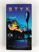 Styx: Return to Paradise VHS Video Tape - £11.73 GBP