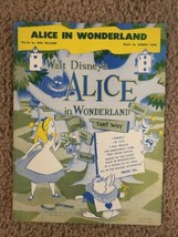 Alice In Wonderland By Bob Hillard And Sammy Fain Vintage Sheet Music Rare Find - £232.75 GBP