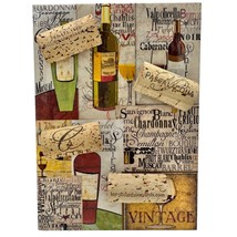Magnetic Board Frame 5x7 Wine Theme with Cork Magnets - £11.61 GBP