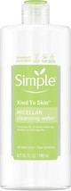 Simple Kind to Skin Cleansing Water Micellar 6.7 oz - £21.57 GBP