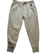 NWT Fruit of the Loom Gray Heathered Fleece Jogger Pants Size 2XL - €20,29 EUR